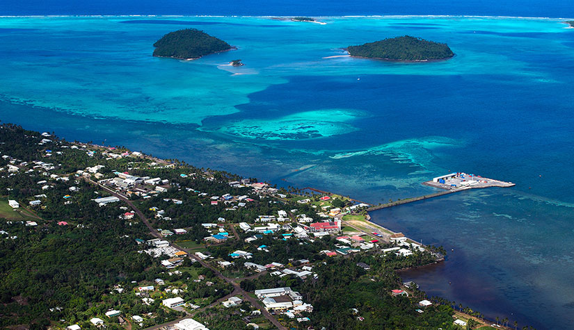 Mata Utu, chef lieu de Wallis et futuna