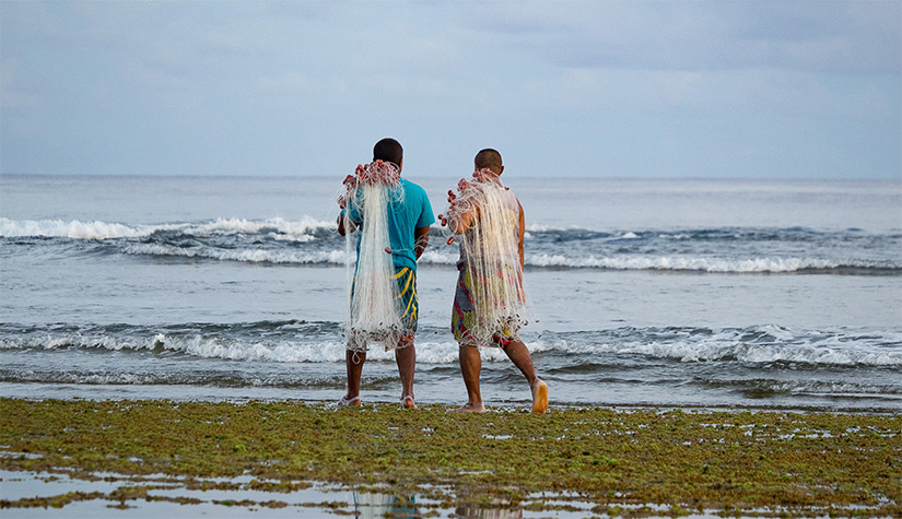 Pêcheurs à Futuna